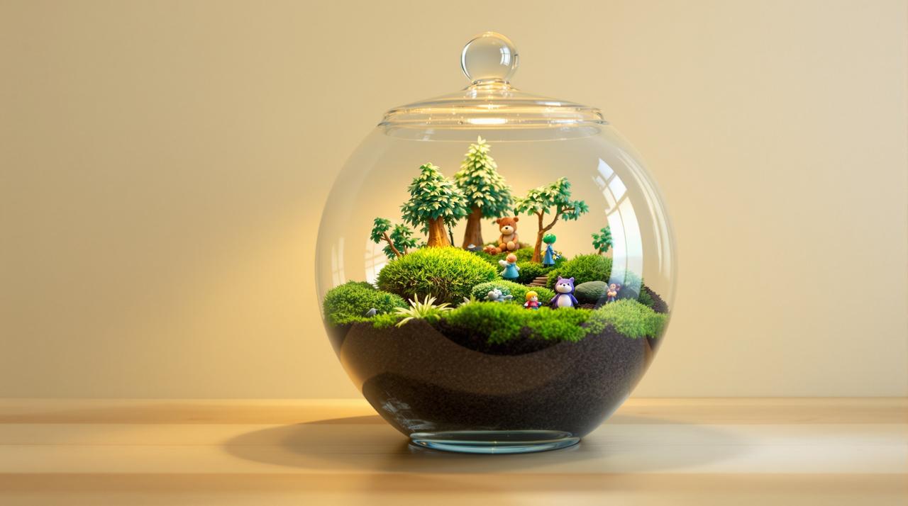 苔藓微景：桌面上的童话世界