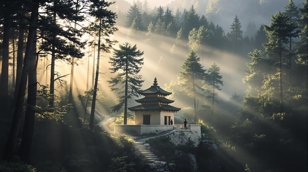 晨钟暮鼓:终南山隐士生活